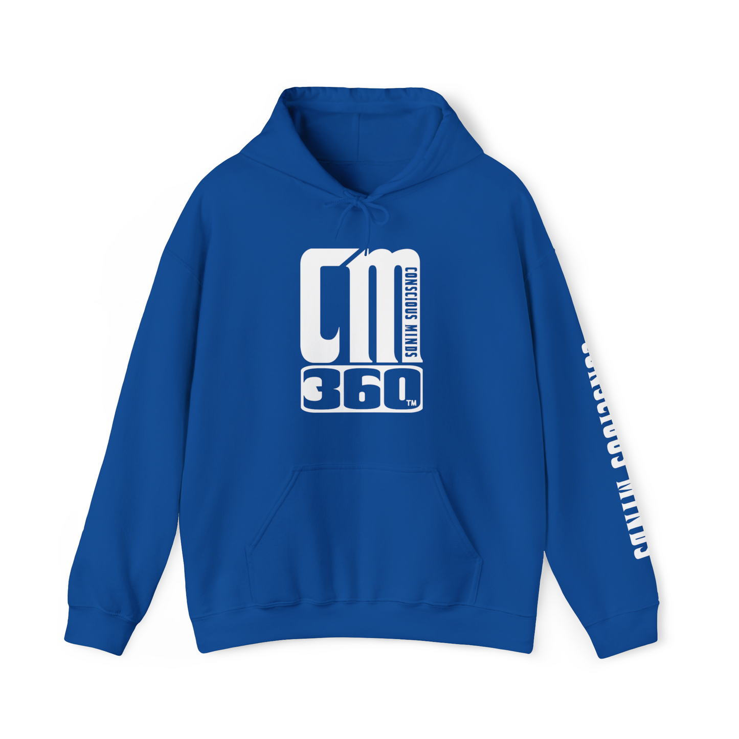 CM360 Heavy Hoodie (Blue/White)