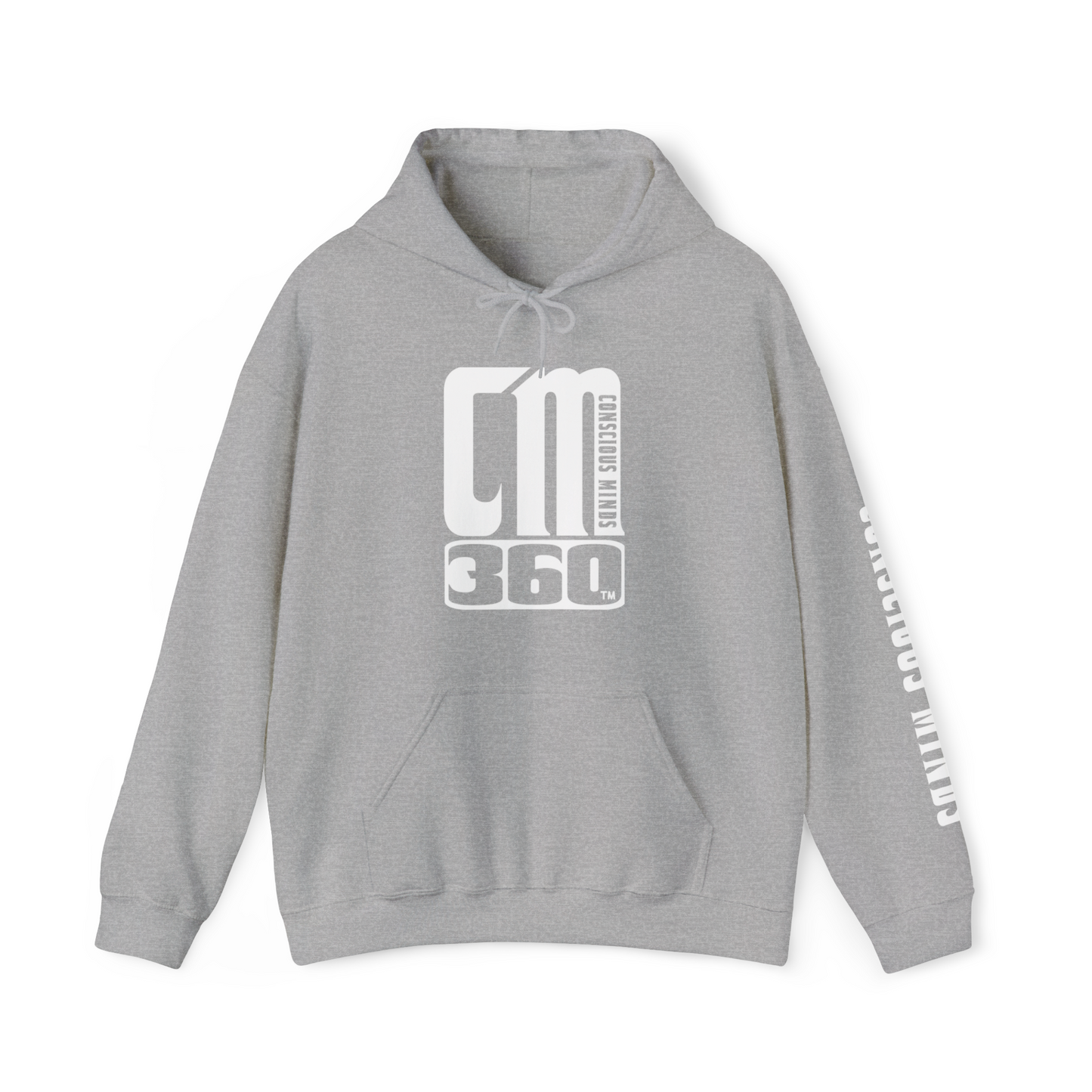 CM360 Heavy Hoodie (Grey/White)