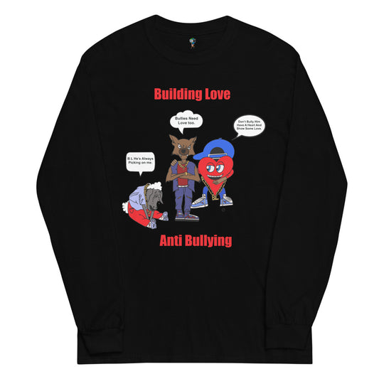 Anti-Bulling Long Sleeve Shirt (Black/Red)