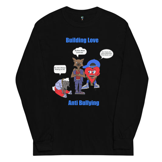 Anti-Bulling Long Sleeve Shirt (Black/Blue)