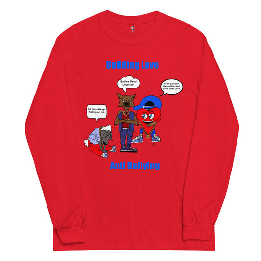 Anti-Bulling Long Sleeve Shirt (Red/Blue)