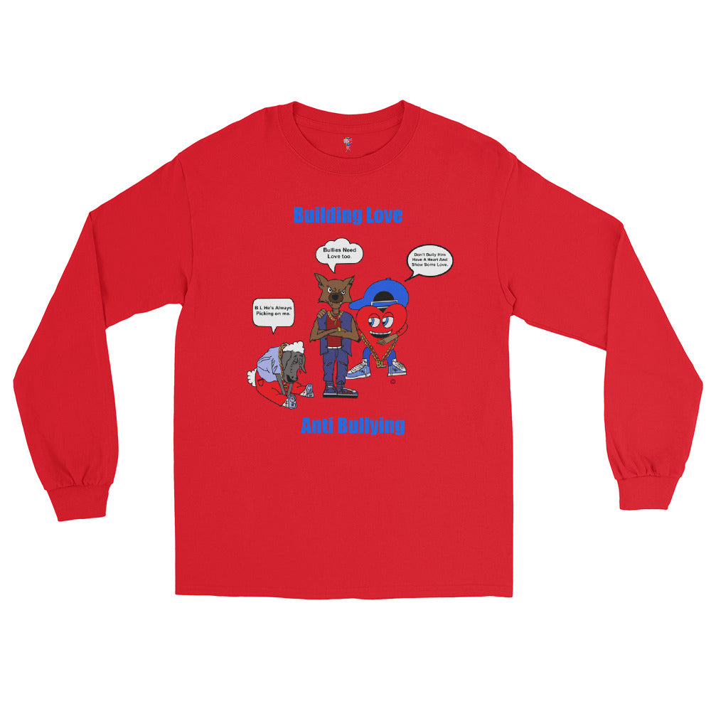 Anti-Bulling Long Sleeve Shirt (Red/Blue)