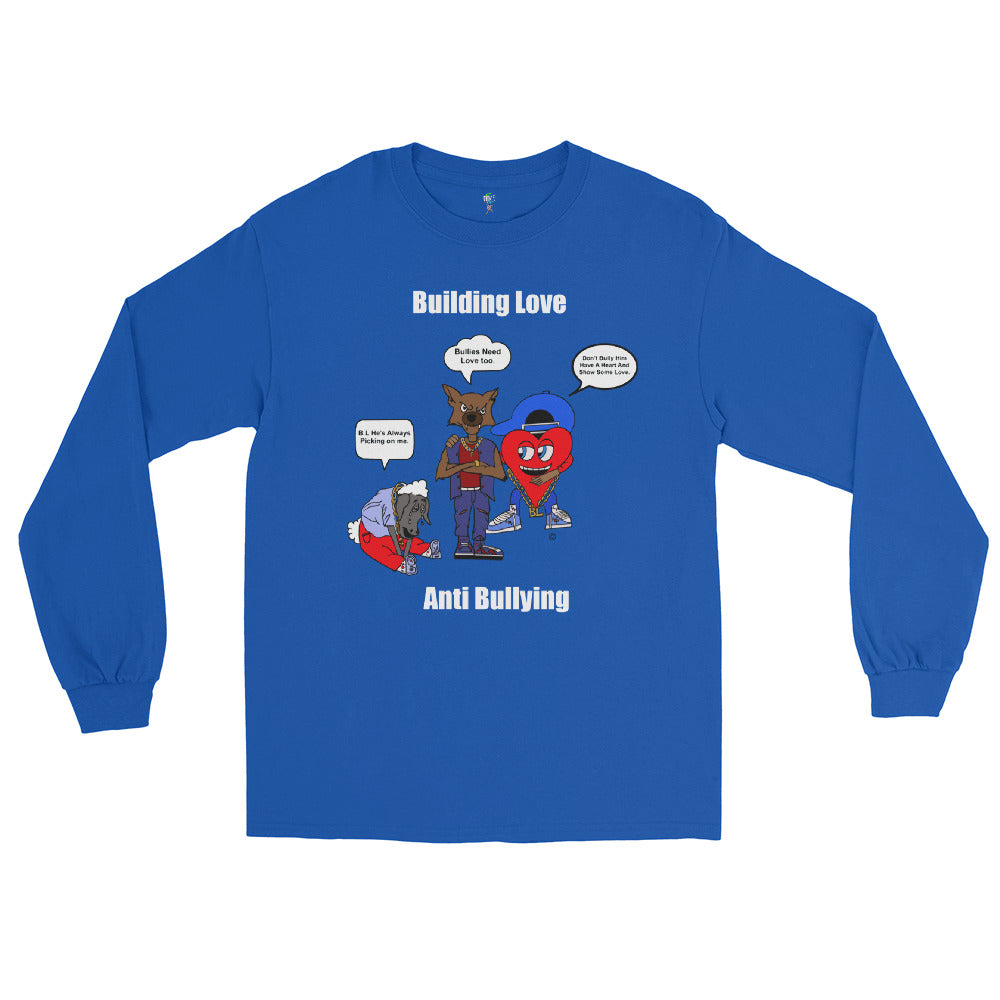 Anti-Bulling Long Sleeve Shirt (Blue/White)