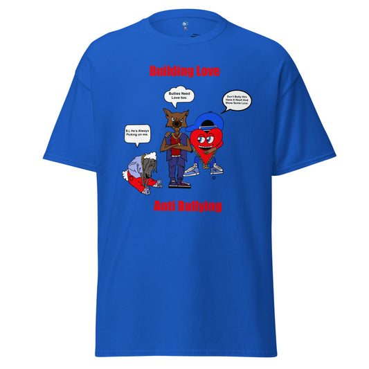 Anti-Bulling Short Sleeve T-Shirt (Blue/Red)