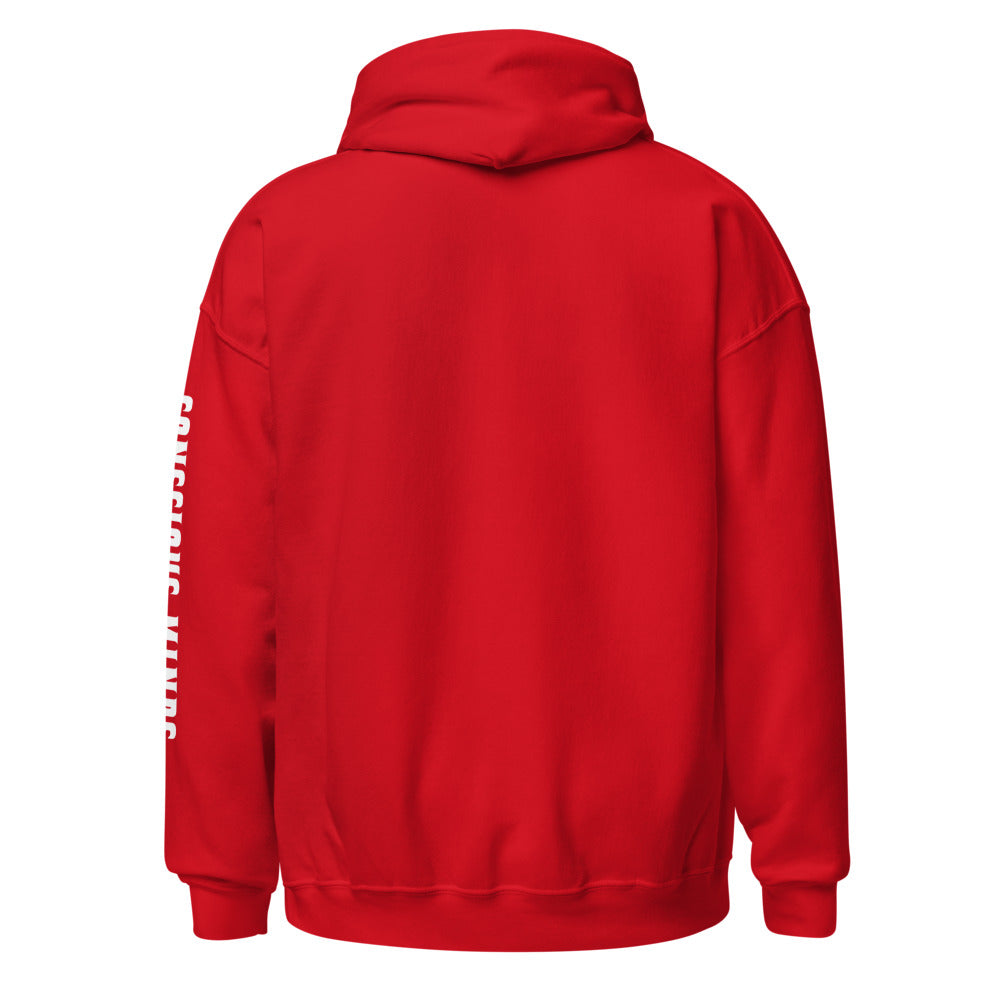 CM360 Heavy Hoodie (Red/White)